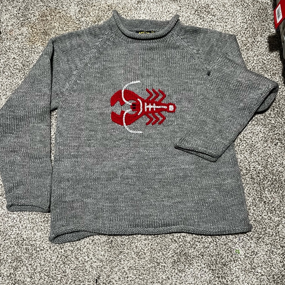 Lobster sweater Small- Alpaca